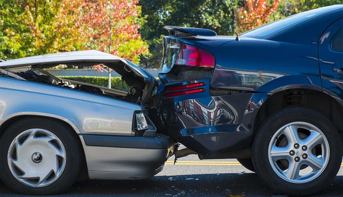 image of a car accident