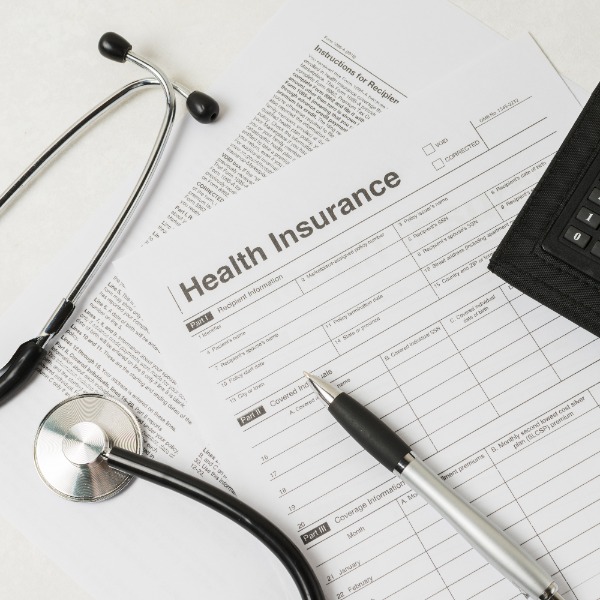 File a claim with your health insurance to cover medical expenses.