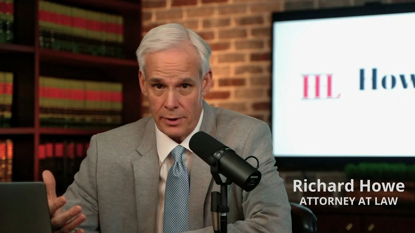 Richard Howe, attorney at law, explaining why you should not talk to insurance companies after a car accident